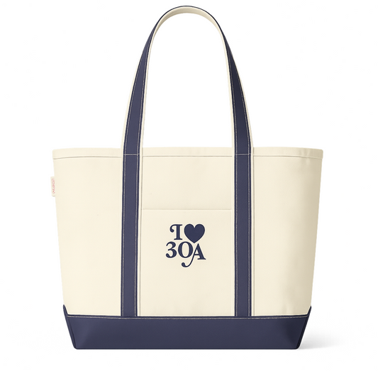 Canvas Zip Top Tote